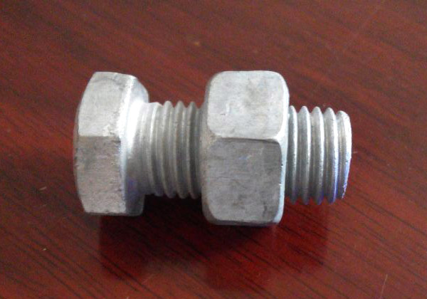 Galvanized bolts